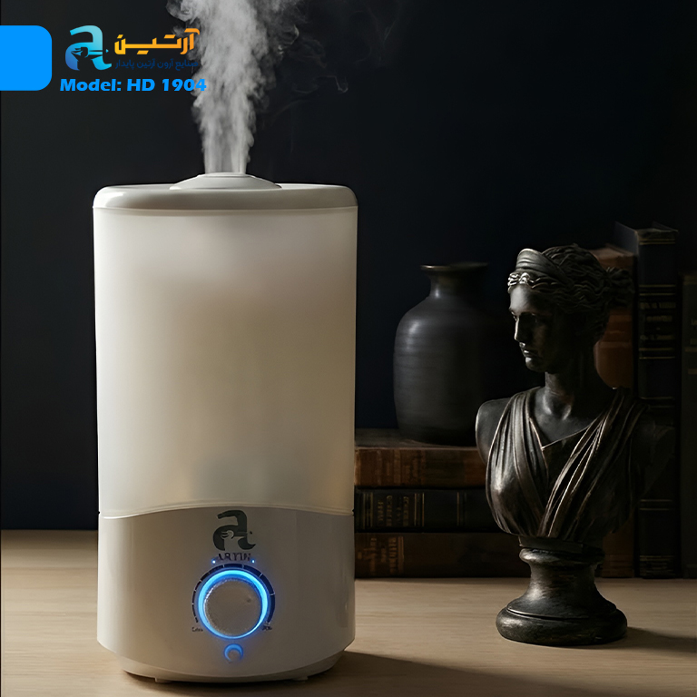 محصول نمونه تستی دستگاه بخور سرد ولومی مدل HD-1904